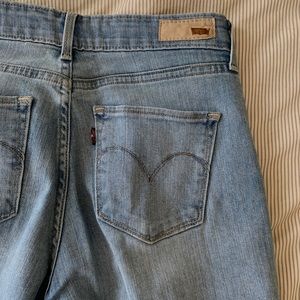 Levi’s high rise skinny jeans